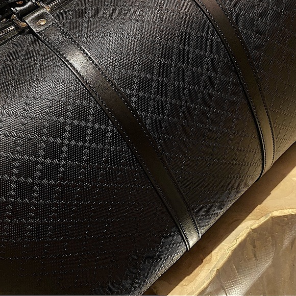🔥Gucci Diamanté Leather Duffle - Picture 6 of 17